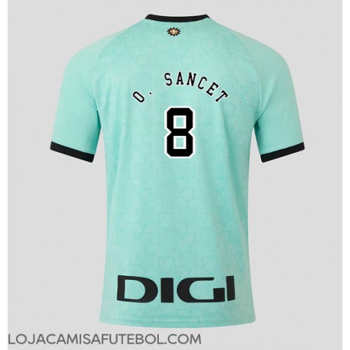 Camisa de Futebol Athletic Bilbao Oihan Sancet #8 Equipamento Alternativo 2025-26 Manga Curta